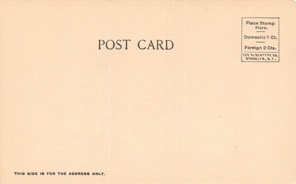 West Easton Pennsylvania Suspension Bridge, Undivided Back Vintage PC U14101 - Image 2