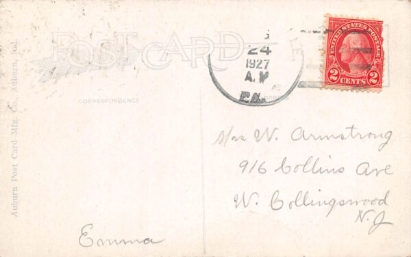 Bartonsville Pennsylvania Pokona Farm House, Sky Tinted Vintage Postcard U14105 - Image 2