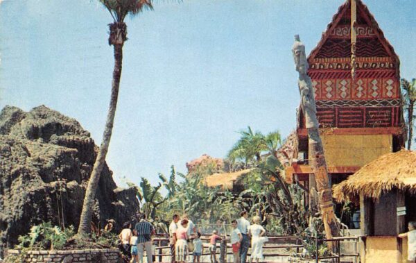 Santa Monica California South Sea Island, Pacific Ocean Park, Vintage PC U14157
