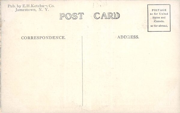 Jamestown New York Sight Of Tragedy, Great Fire Of 1910, Vintage PC U14248 - Image 2
