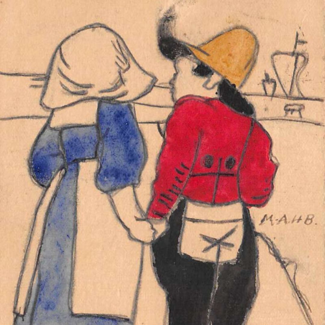 The Charm of HandPainted Postcards Shop Old Postcards