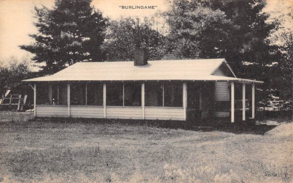 Fairlee Vermont Rutledge Inn & Cottages,Lake Morey, B/W Photo Print PC U13094