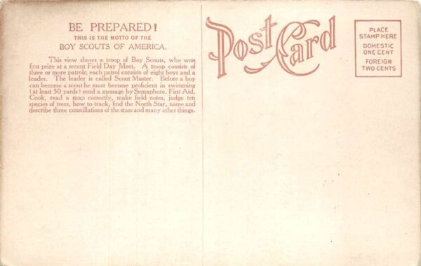 Boy Scouts of America on Parade Prize Group Vintage Postcard AA74513 - Image 2