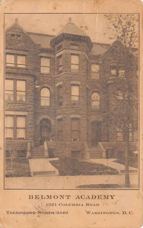 Washington DC Belmont Academy Vintage Postcard AA79434