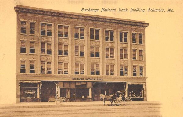 Columbia Missouri Exchange National Bank Vintage Postcard AA79878