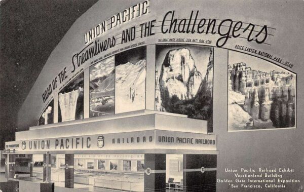 San Francisco California Golden Gate Expo Union Pacific RR Exhibit PC AA82990