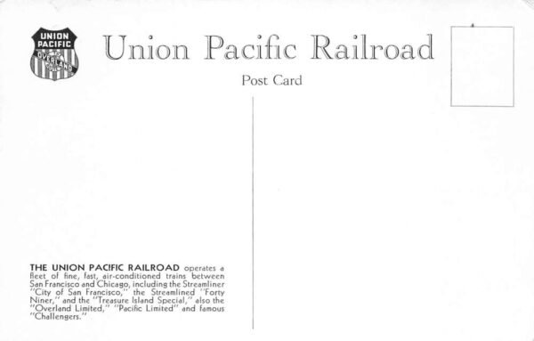 San Francisco California Golden Gate Expo Union Pacific RR Exhibit PC AA82990 - Image 2