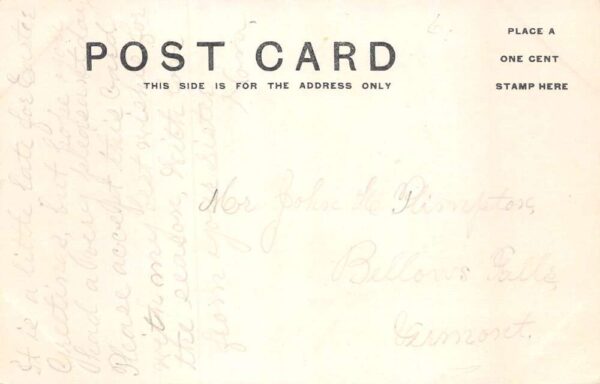 Chester Vermont High School Vintage Postcard AA83001 - Image 2
