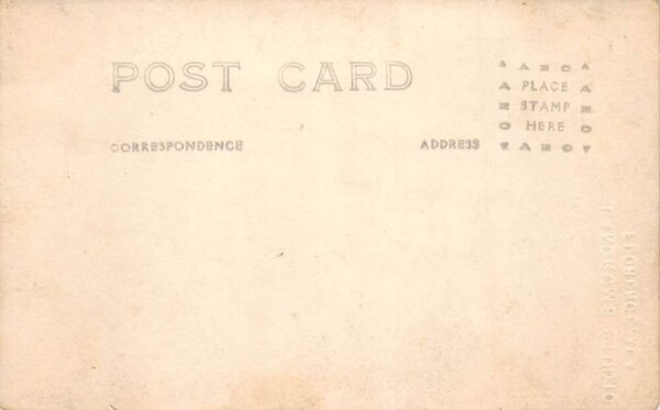 Florence Alabama Landrums Studio Mans Portrait Real Photo Postcard AA83019 - Image 2