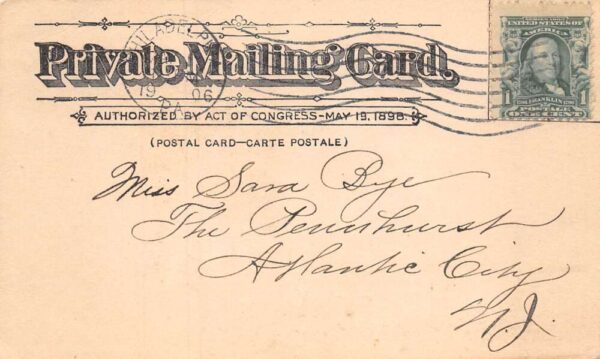 Greetings Children Picking Apples Private Mail Vintage Postcard AA83119 - Image 2