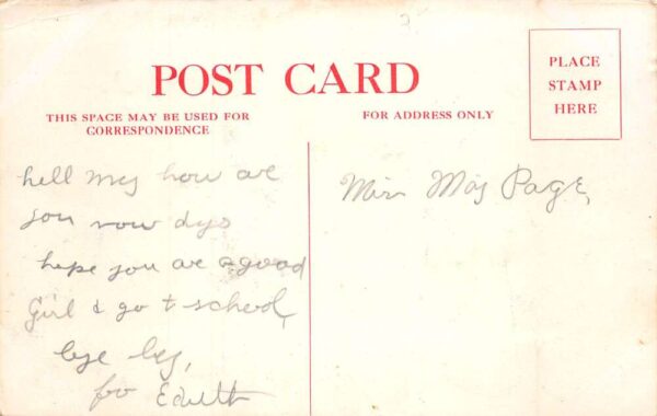 Benton Harbor Michigan Israelite Colony Women Vintage Postcard AA83128 - Image 2