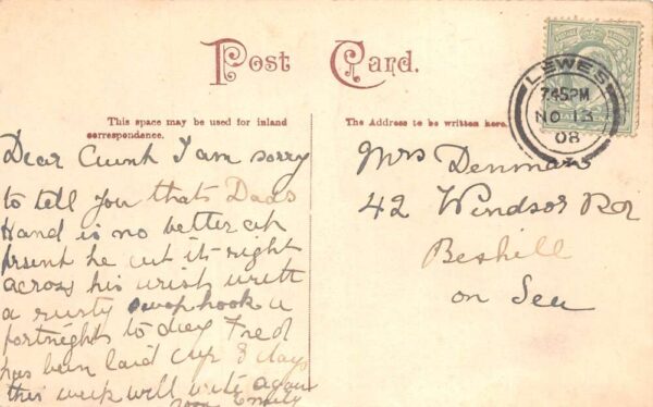 Robert Fossett Champion Jockey Act Rider Horse Riding Vintage Postcard AA83135 - Image 2