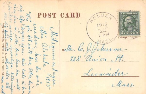 Otter River Massachusetts The Mills Scenic View Vintage Postcard AA83139 - Image 2
