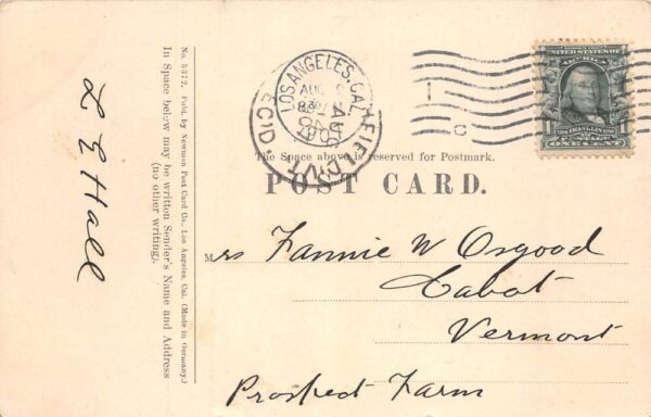 San Pedro California Fishermen's Wharf Fishing Scene Vintage Postcard AA83230 - Image 2