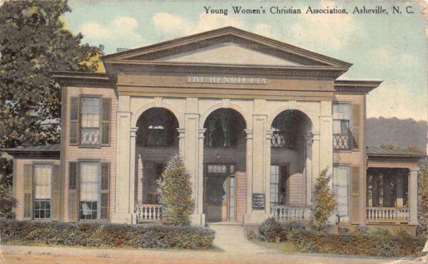 Asheville North Carolina YWCA The Henrietta Front View Vintage Postcard AA83250