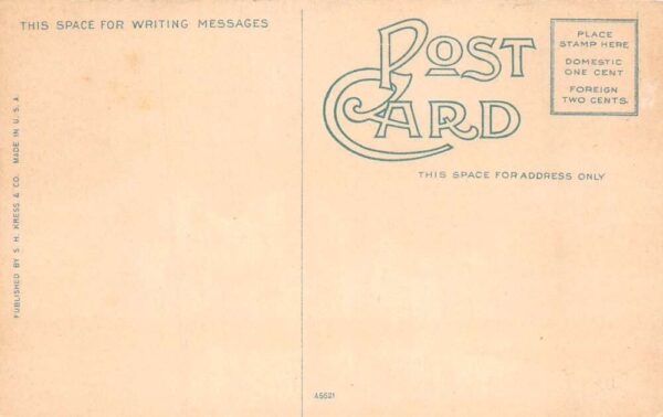 Asheville North Carolina Asheville Club and Post Office Vintage Postcard AA83251 - Image 2