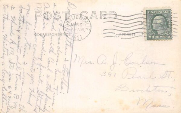 Laguna California Ocean Beach and Rocks Real Photo Vintage Postcard AA83272 - Image 2