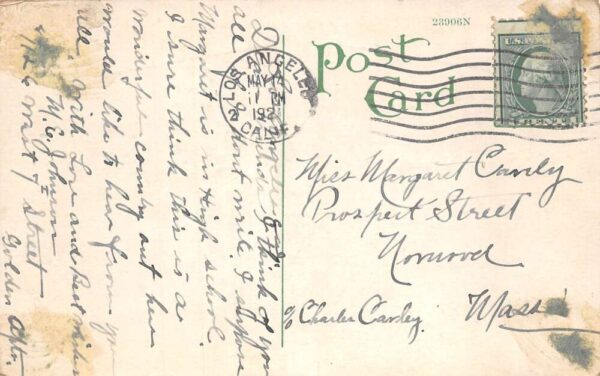 Los Angeles California Multiview High Schools Vintage Postcard AA83274 - Image 2