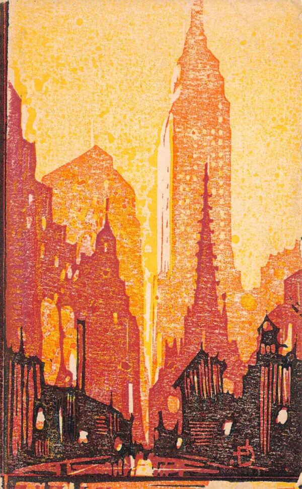 New York City "Visions of New York" Leon Dolice Vintage Postcard AA83277