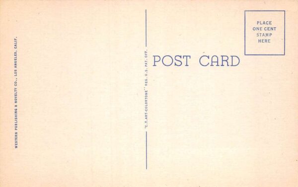 Hammer Field California Greetings Large Letter Linen Vintage Postcard AA83369 - Image 2