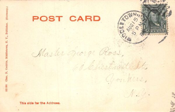 Middletown New York NY Ontario and Western Train Station Postcard AA83375 - Image 2