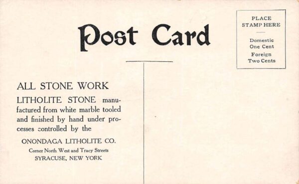 New York Placing Corinthian Caps, Liberal Arts Bldg., NY State Fair 1908,PC U17910 - Image 2