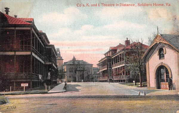 Soldiers Home Virginia Corner Of K & I St., Theatre in Distance, PC U17913