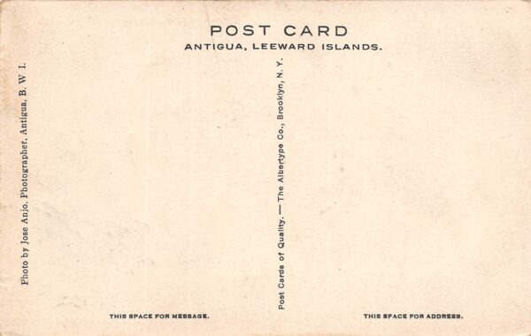 Antigua British West Indies Dockyard, English Harbor, Albertype Co., PC U17948 - Image 2