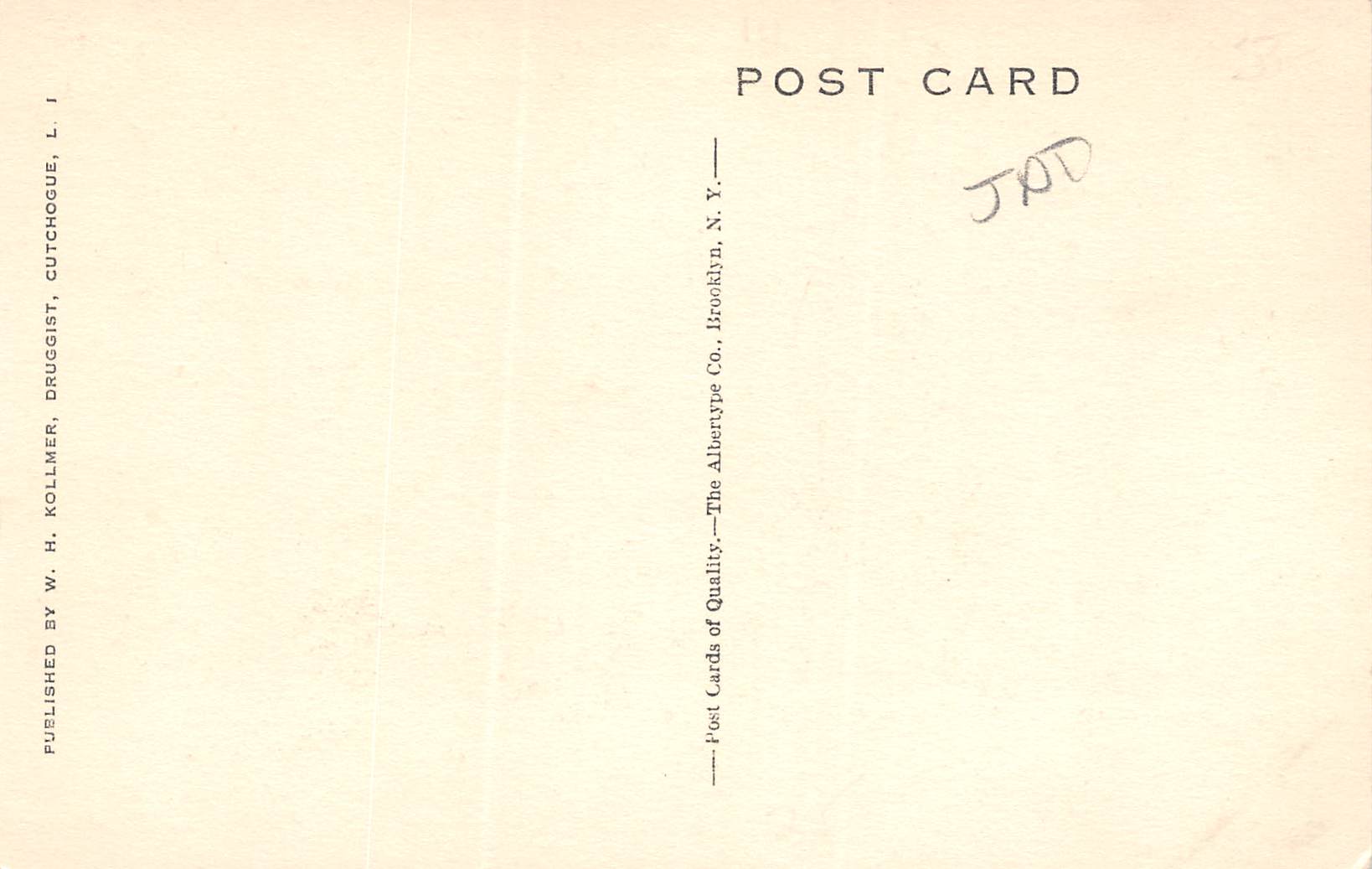 Long Island New York Nassau Point, Winneweta Inlet, Cutchogue, Vintage PC U17951 - Image 2