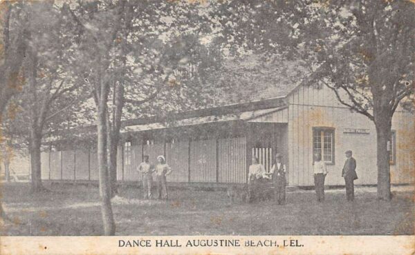 Augustine Beach Delaware Dance Hall Exterior Vintage Postcard AA83435
