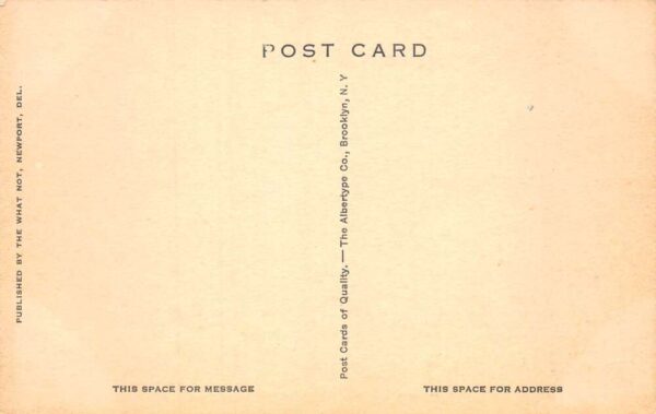 Newport Delaware St James PE Church and Cemetery Vintage Postcard AA83461 - Image 2