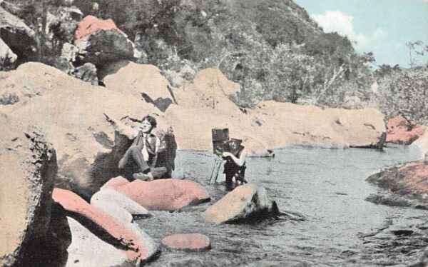 Universal City California Movie Filming In A Beautiful Spot, Vintage PC U18046