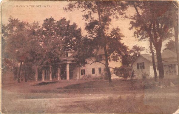 Naaman Delaware Naamans On The Delaware Tea House, Vintage Postcard U18083