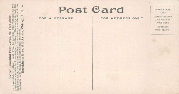 Cracker Jack Bears President Roosevelt White House Vintage Postcard AA83500 - Image 2