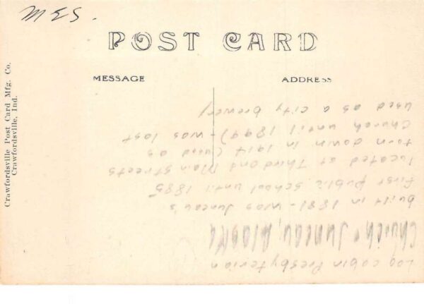 Juneau Alaska Log Cabin Presbyterian Church Real Photo Vintage Postcard AA83512 - Image 2