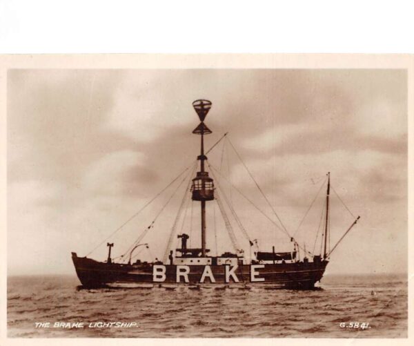 The Brake Lightship Scenic View Real Photo Vintage Postcard AA83523