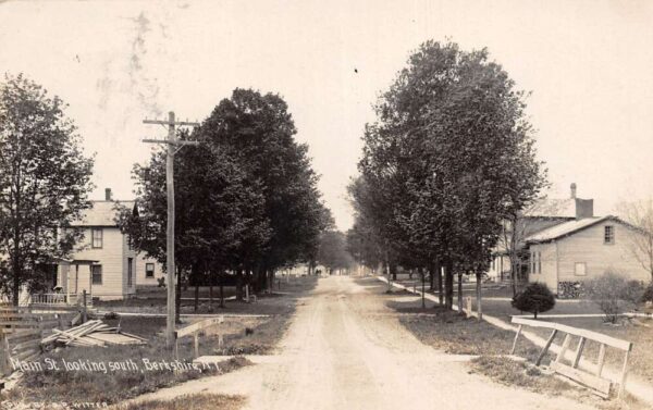 Berkshire New York Main Street Looking South Real Photo Postcard AA83531