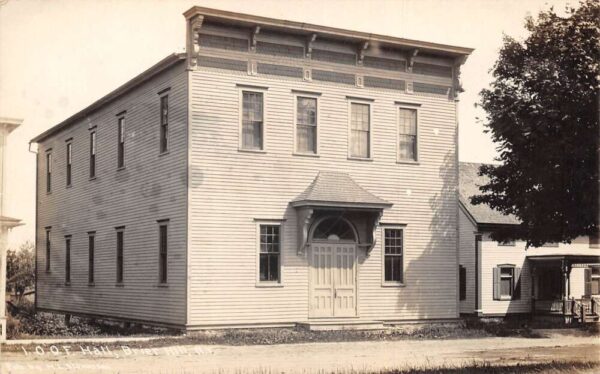 Brier Hill New York IOOF Hall Real Photo Vintage Postcard AA83550