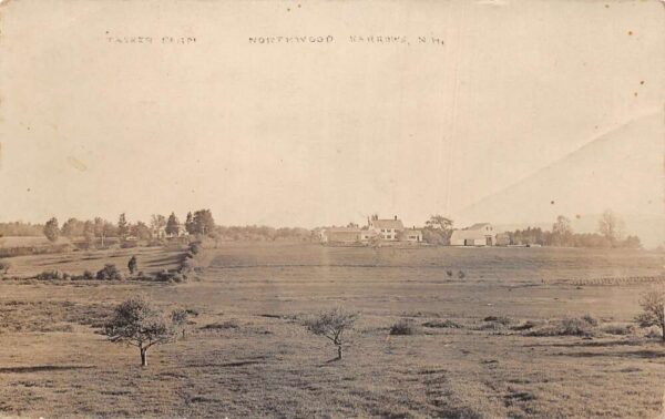 Northwood Narrows New Hampshire Tasker Farm Scenic View Real Photo PC AA83557