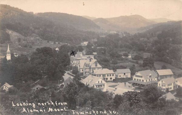 Townshend Vermont Alumni Mount Birds Eye View Real Photo Postcard AA83612