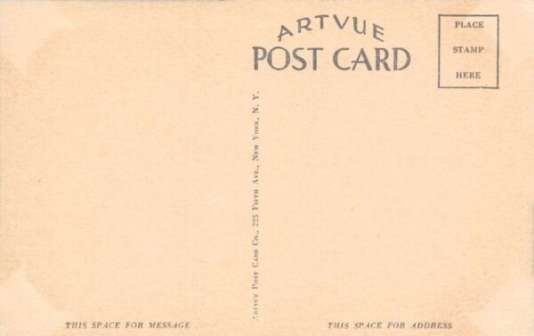Ruston Louisiana Admin. Bldg., Louisiana Polytechnic Institute, Postcard U18153 - Image 2