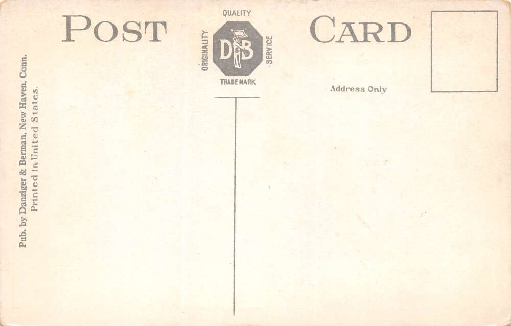 Tokeneke Connecticut Town View, White Border, Vintage Postcard U18157 - Image 2