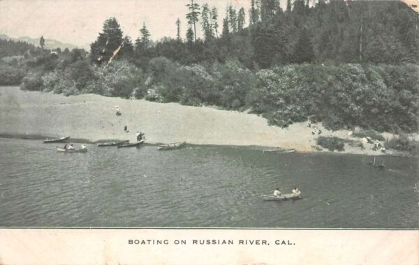 California Russian River, Divided Back, Vintage Postcard U18185
