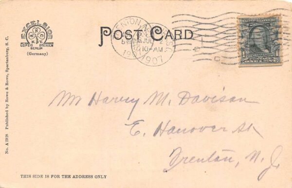 Spartanburg South Carolina Converse College, Undivided Back, Vintage PC U18186 - Image 2