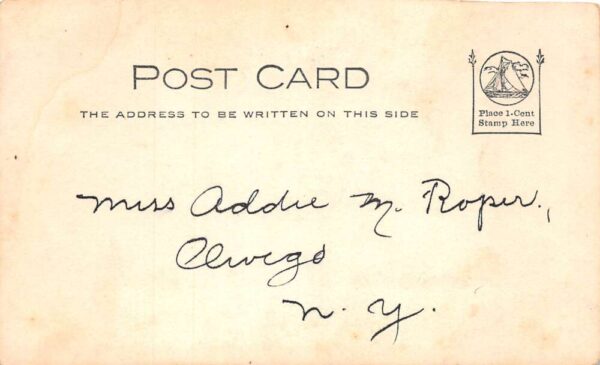 Candor New York Main Street Post Office Real Photo Postcard AA83621 - Image 2