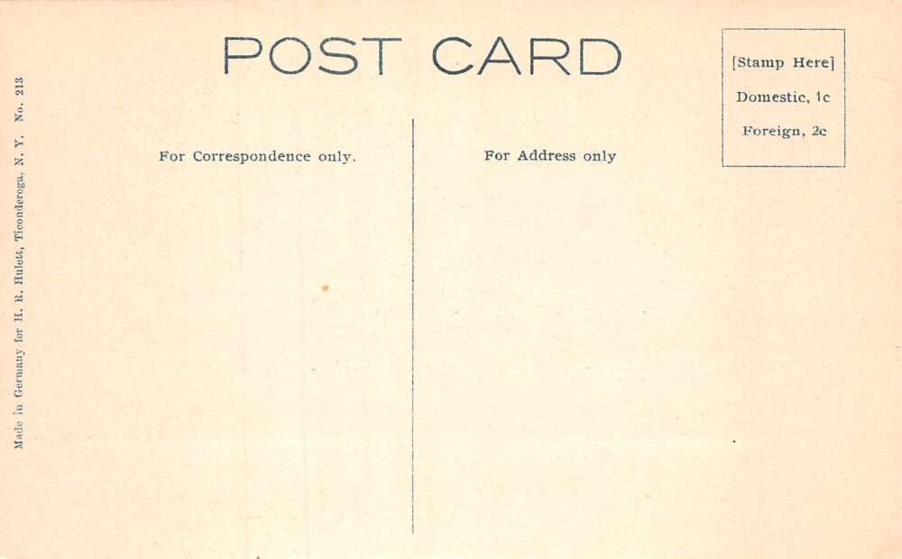 Fort Ticonderoga New York Clam Bake 1908 Vintage Postcard AA83683 - Image 2