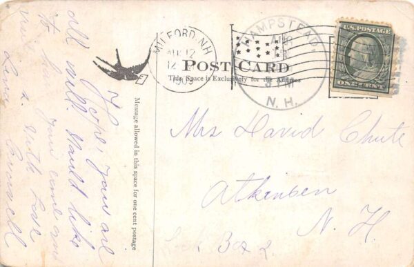 Milford New Hampshire Head of South Street Vintage Postcard AA83705 - Image 2