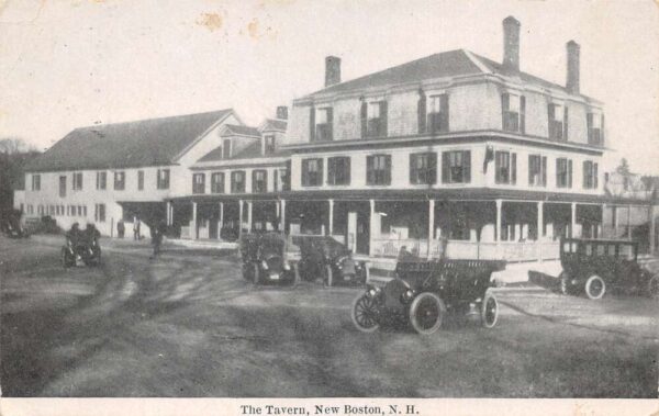New Boston New Hampshire The Tavern Vintage Postcard AA83706
