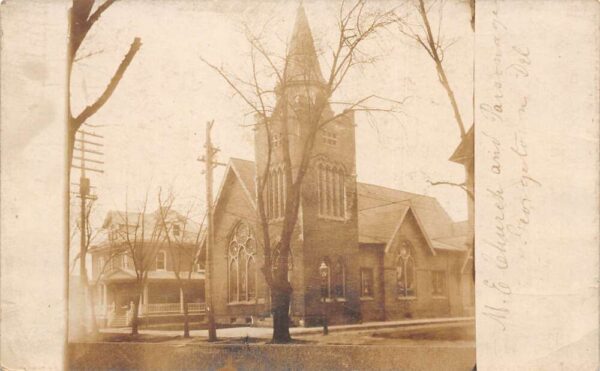 Georgetown Delaware Methodist Episcopal Church Real Photo Postcard AA83708