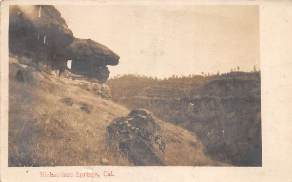 Richardson Springs California Scenic View Real Photo Vintage Postcard AA83776